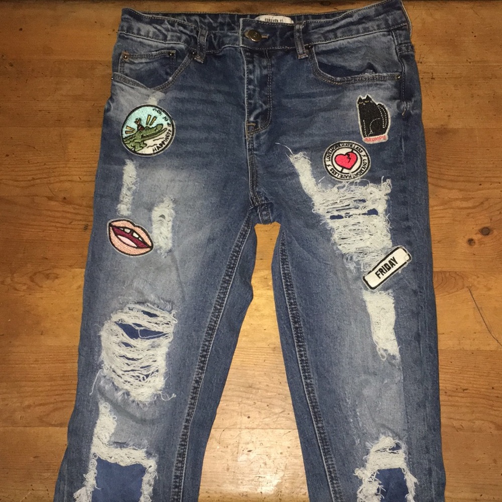 Patch jeans